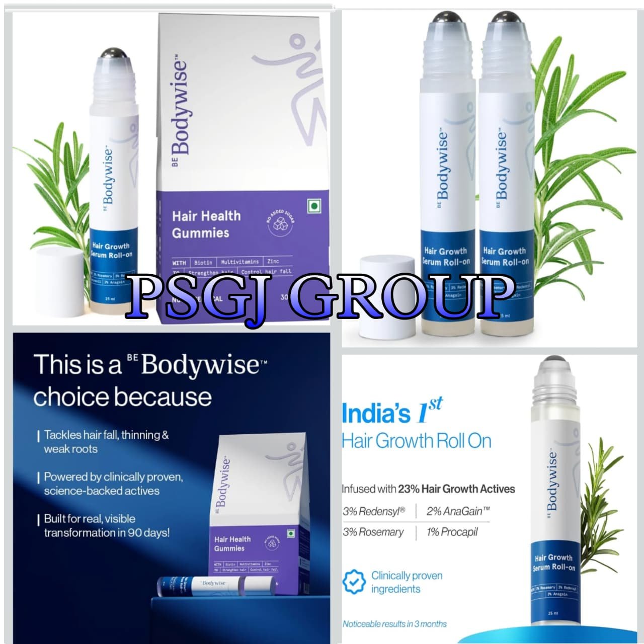 hair groth rerum roll on PSGJ GROUP