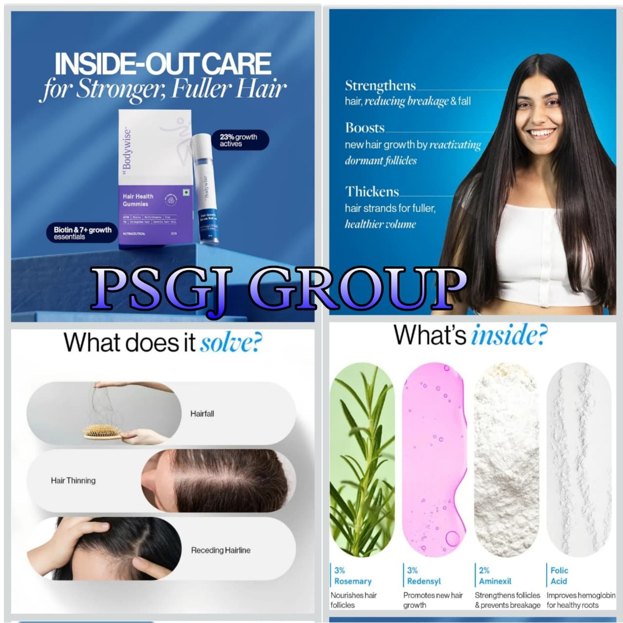 hair groth rerum roll on PSGJ GROUP