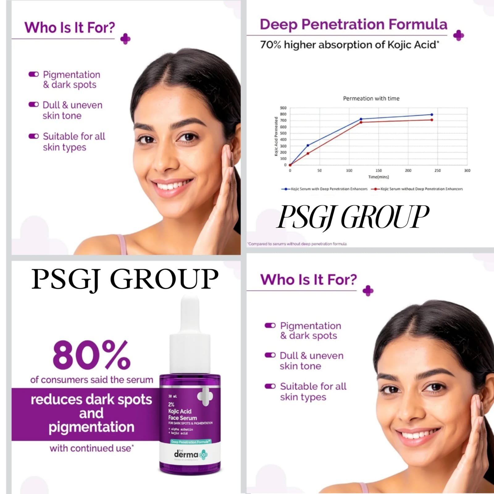 KOJIC ACID FACE SERUM PSGJ GROUP
